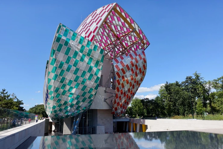 the Gehry-designed Louis Vuitton Foundation in Paris, one of the best and most beautiful museums in Paris