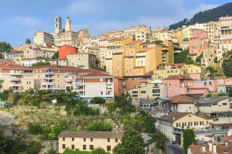 the town of Grasse on the French Riviera