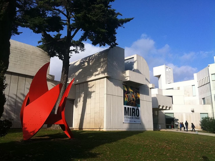 the wonderful Joan Miro museum