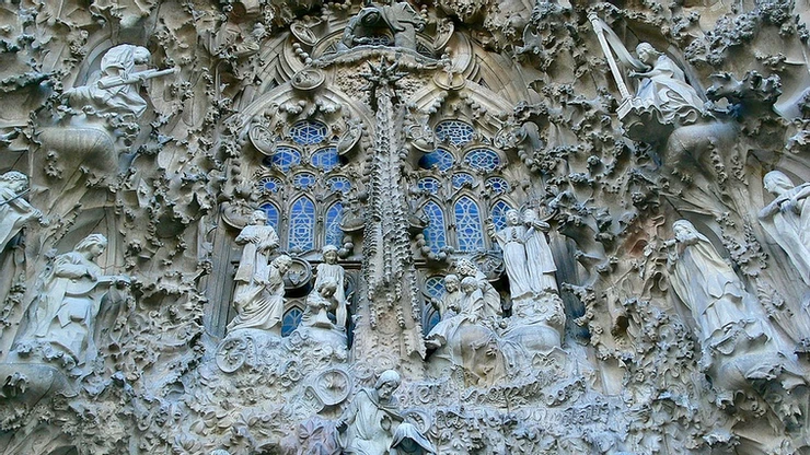 the Nativity Facade of Sagrada Familia