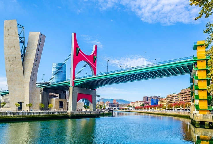 La Salve Bridge in Bilbao, a must visit city with 10 days in Basque Spain