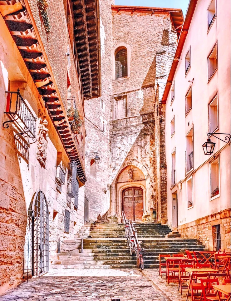 the old town of Vitoria-Gasteiz in Basque Spain