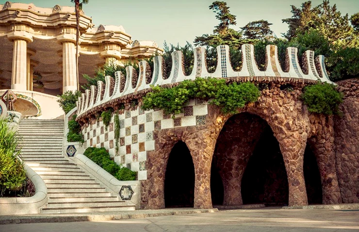 entrance to Park Guell