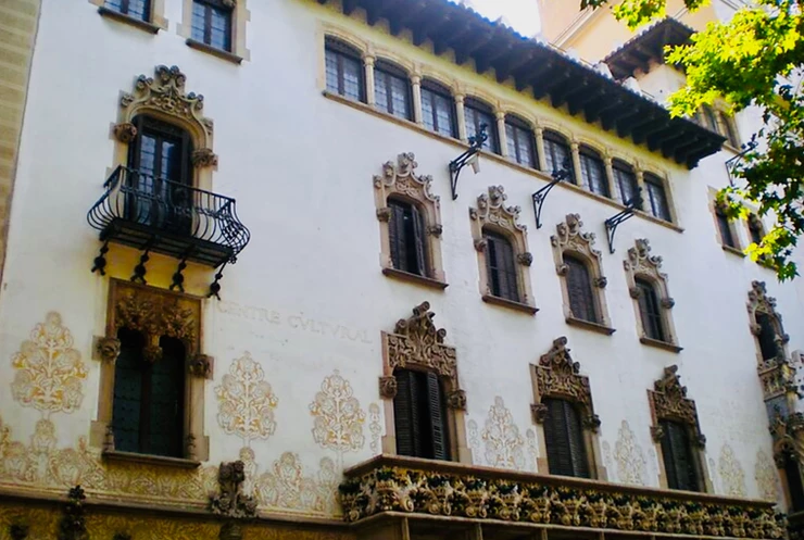 white facade of Casa Macaya