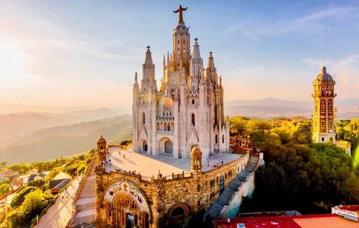 Temple of the Sacred Heart of Jesus at Tibidabo