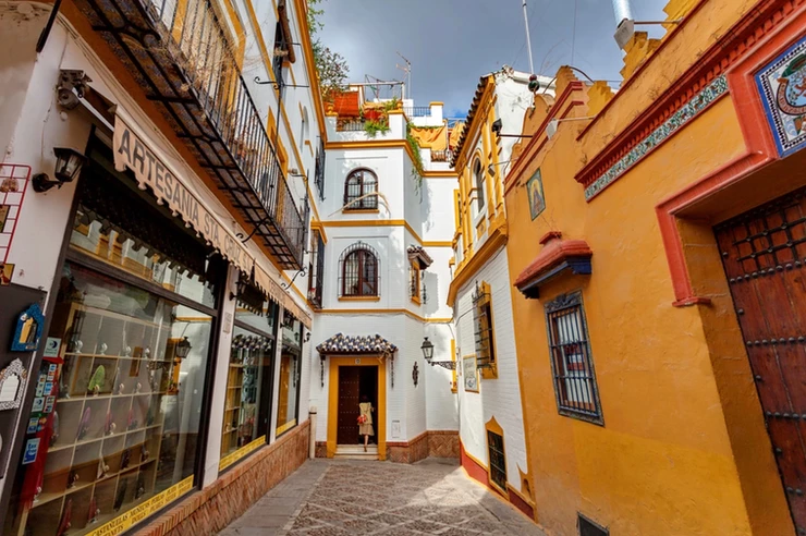 Barrio Santa Cruz in Seville, one of the most beautiful cities in southern Spain