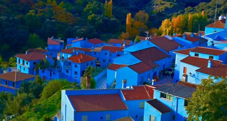 the blue village of Juzcar