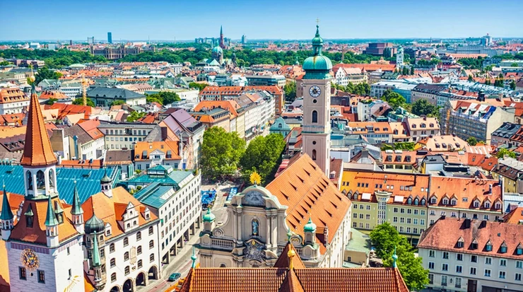 Munich cityscape 