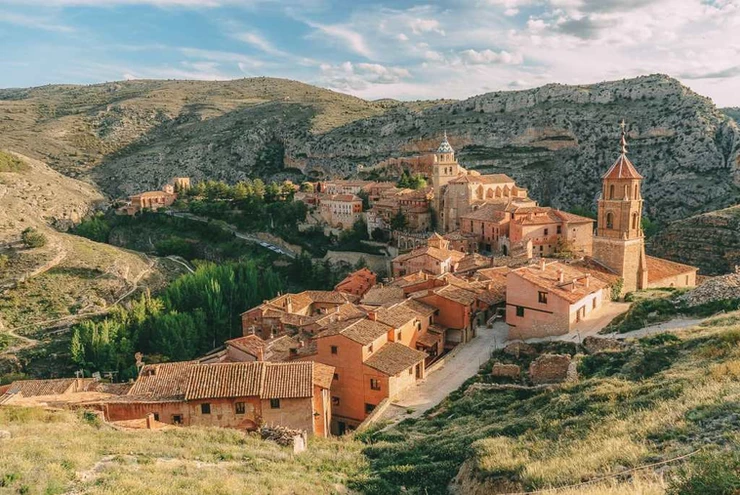 the village of Albarracin in northern Spain 