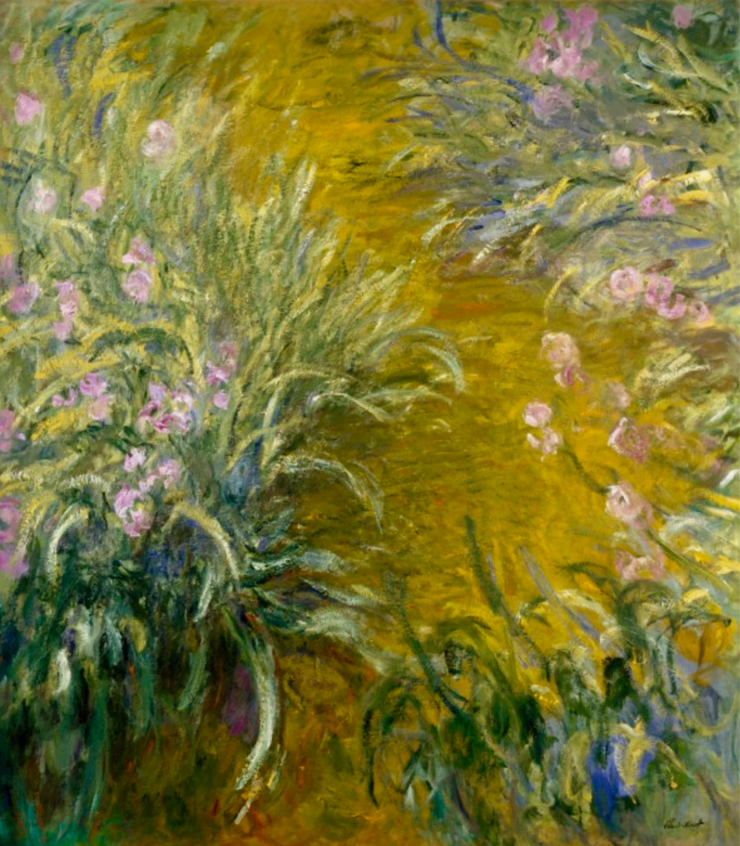 Claude Monet, The Path Through the Irises, 10914-15 -- at the Met in NYC