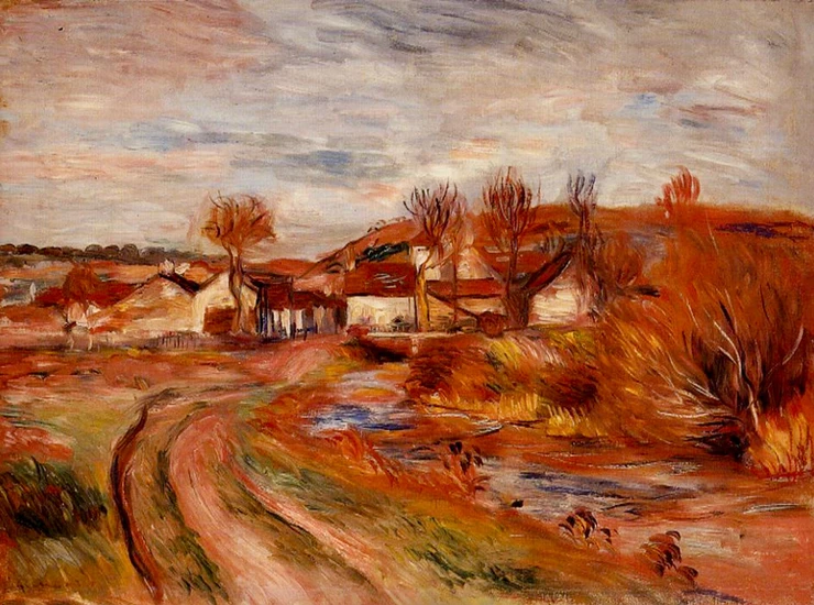 Renoir, Landscape in Normandy, 1895