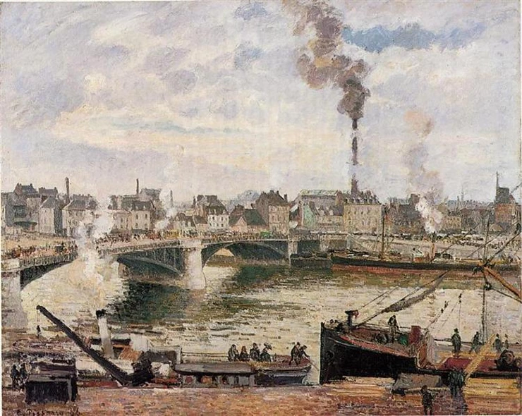 Pissarro, The Great Bridge Rouen, 1896