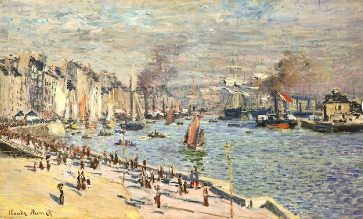 Monet, Port of Le Havre, 1874