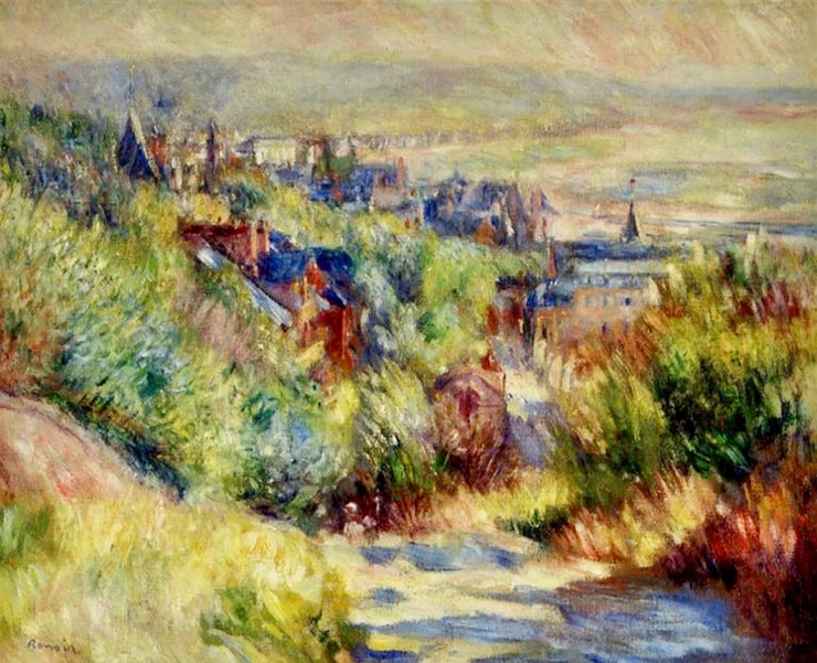 Renoir, The Hills of Trouville, 1885