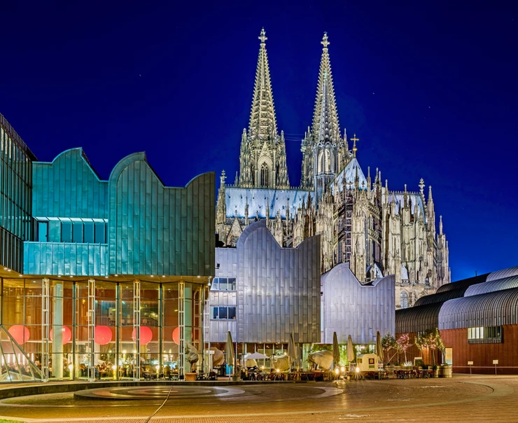 the Ludwig Museum next to Cologne Cathedral