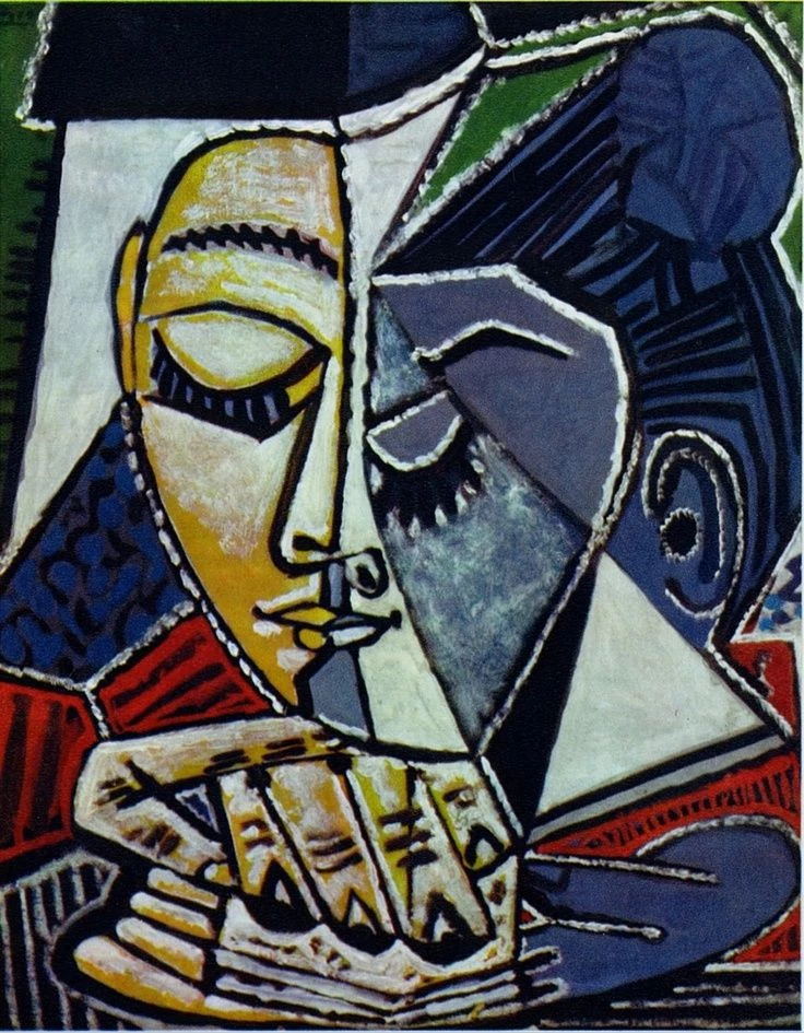 Picasso, Head of a Woman Reading, 1953