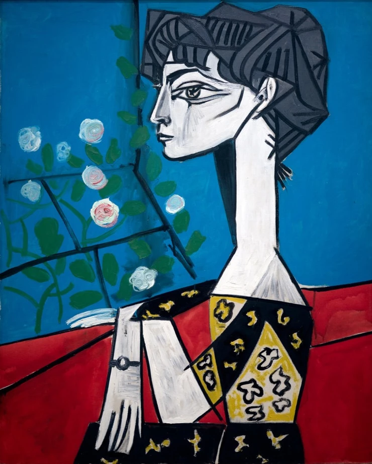 Pablo Picasso, Jacqueline Sitting in Profile, 1954