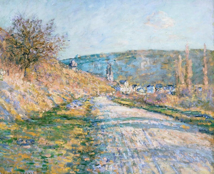 Monet, Road To Vetheuil, 1879