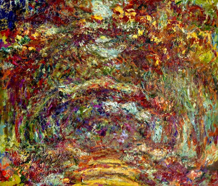 Monet, Path under the Rose Arches, 1918-24