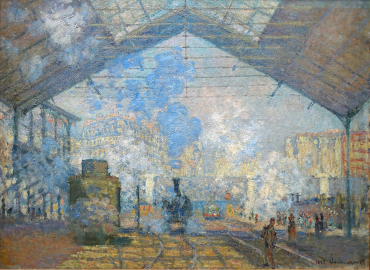 Monet Gare Saint-Lazare, 1877