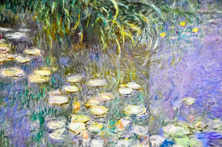 Monet painting in the Musee de l'Orangerie