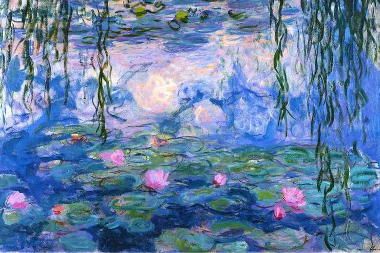 Claude Monet's iconic water lilies