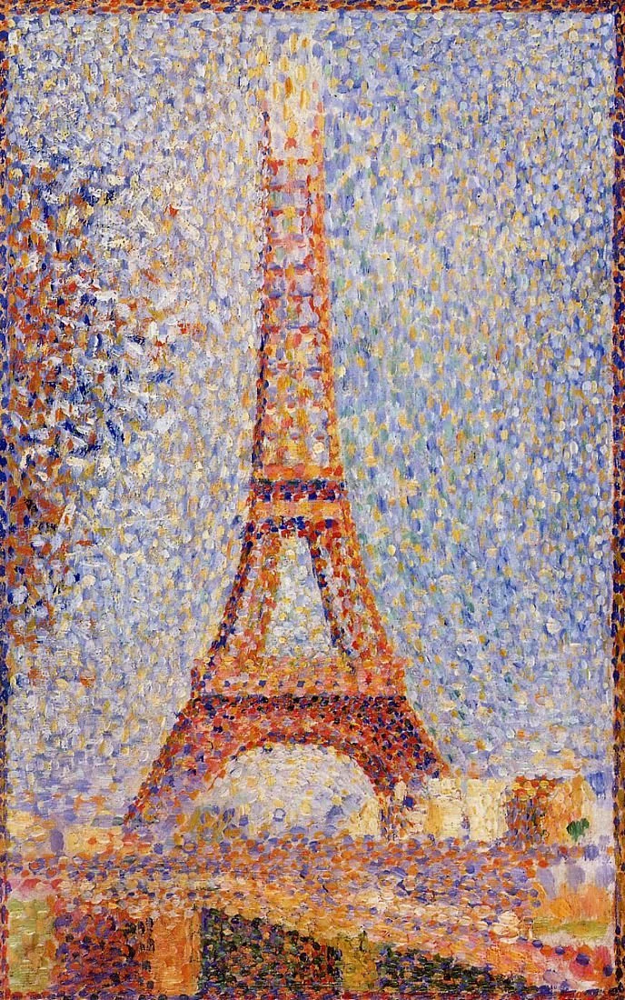 Seurat, Eiffel Tower, 1889