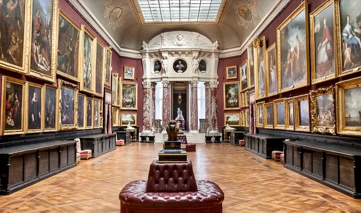  Gallery of Paintings in the Musee Conde