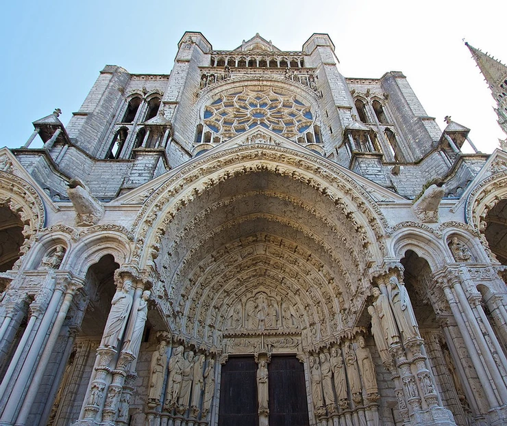 facade of Chartres Cathedral