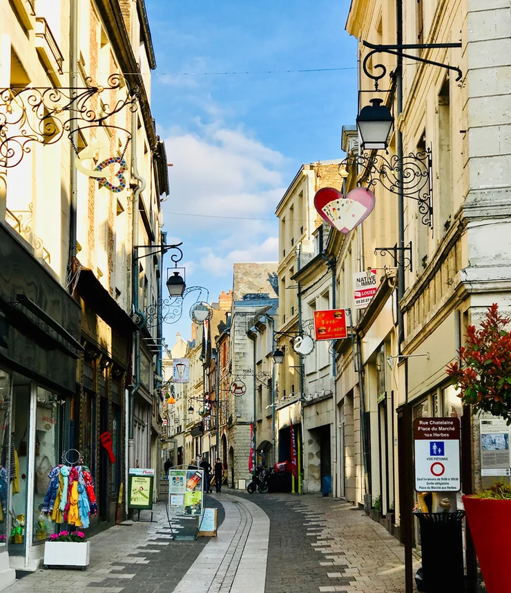 Rue Châtelain, Laon's pedestrianized main drag