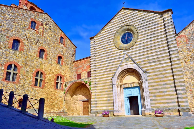 13th century Church of San Francesco, housing The Legend of the True Cross