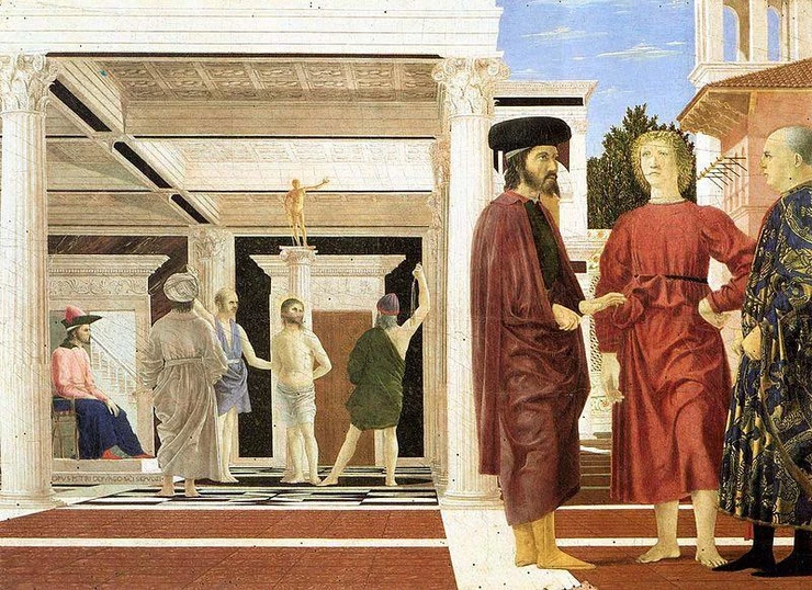 Piero della Francesca, Flagellation of Christ, c. 1455-65