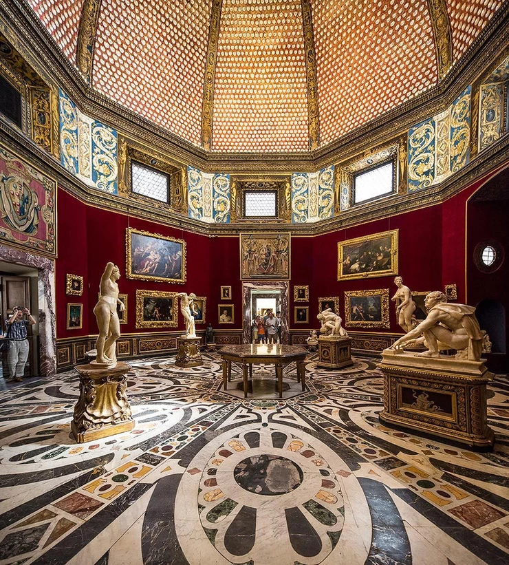 Tribune Room in the Uffizi Gallery