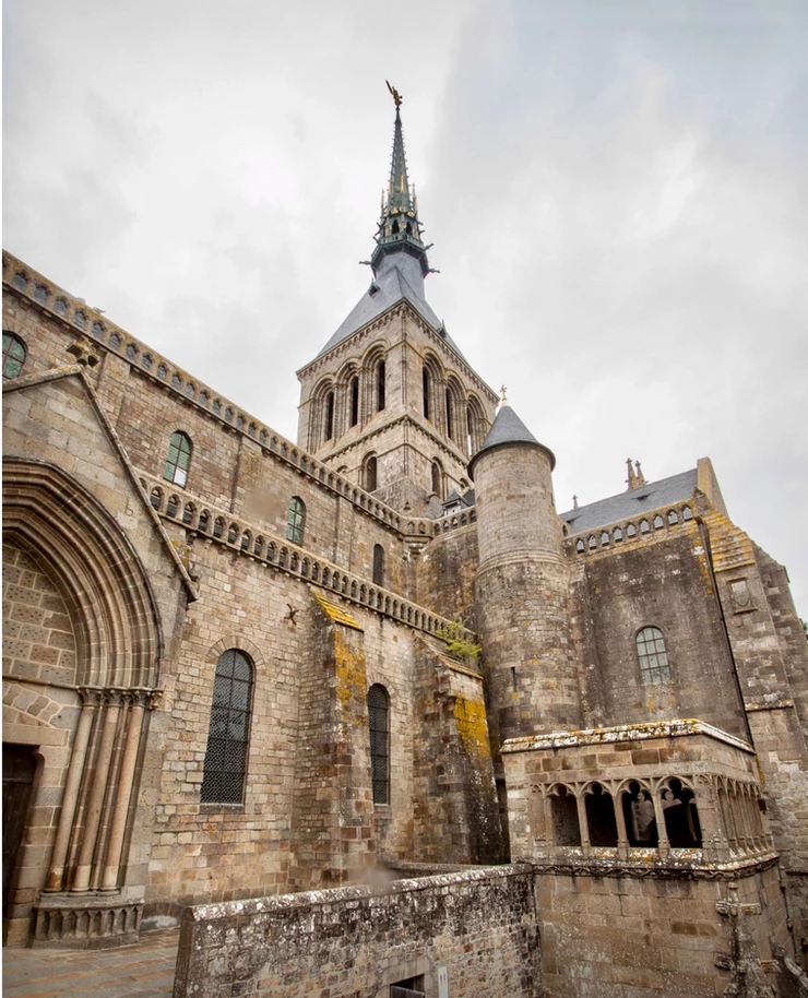 the abbey church Mont Saint-Michel