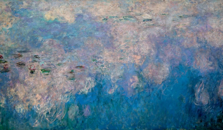 Claude Monet, Detail, The Water Lilies: The Clouds