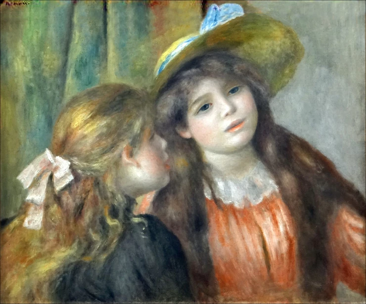 Renoir, Portrait de deux fillettes, 1890-1892