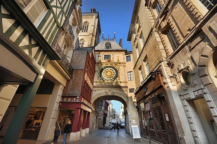 the Great Clock in Rouen