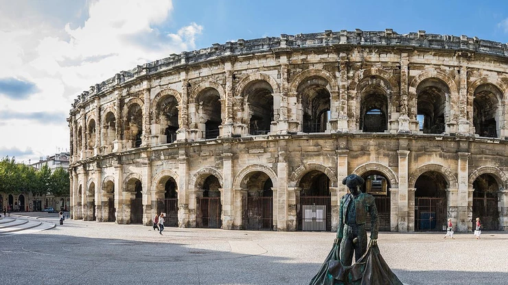 the Roman Arena in Arles, a must see landmark in Provence