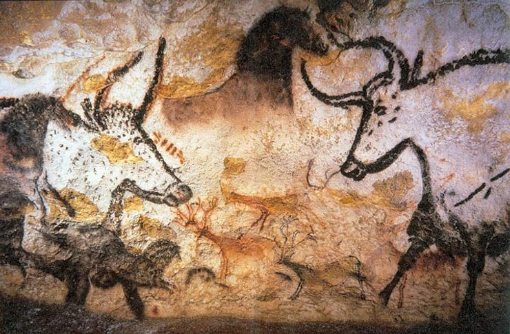 paintings in the Lascaux Caves