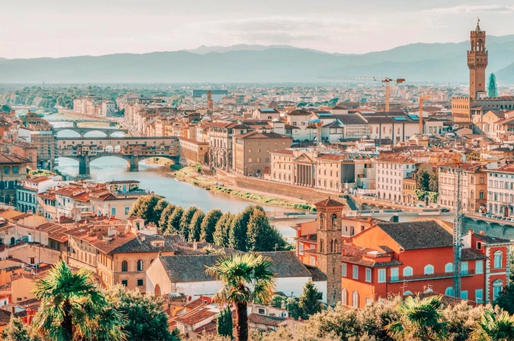 cityscape of Florence Italy, a must visit destination for art in Tuscany