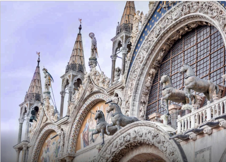 Loggia dei Cavalli of Venice's St. Mark's Basilica