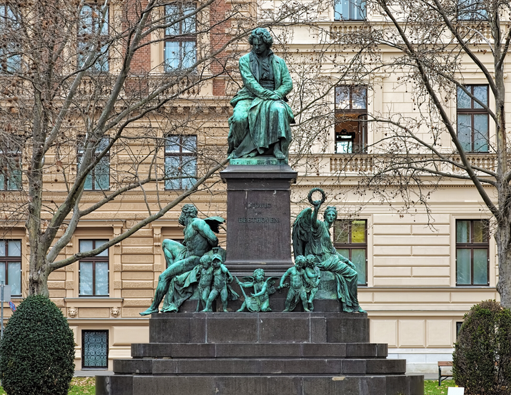 Beethoven Monument on Beethoven Platz