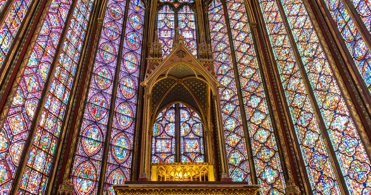 Saint-Chapelle in Paris France