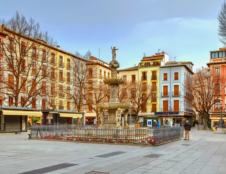 Plaza de Bib Rambla near Granada Cathedral
