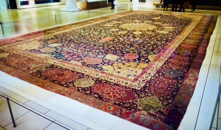 the Ardabil Carpet, the world's oldest oriental rug