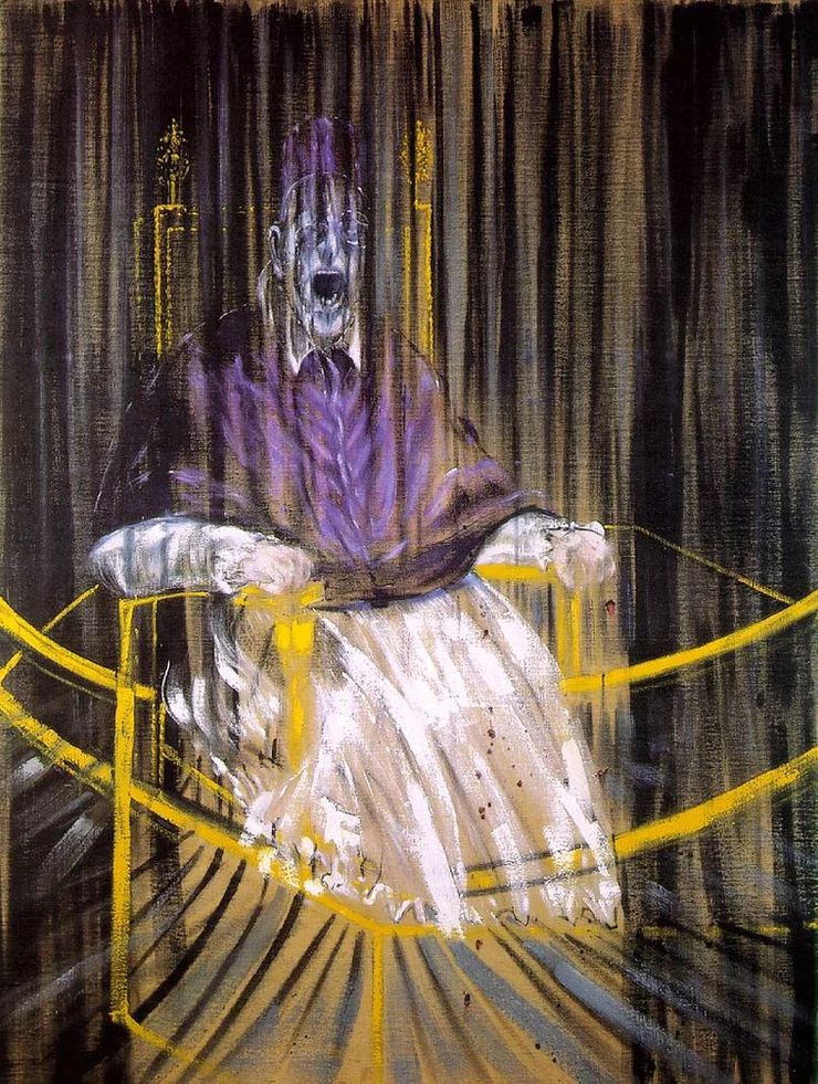 Francis Bacon, Screaming Pope, Study After Velázquez's Portrait Of Pope Innocent X, 1952