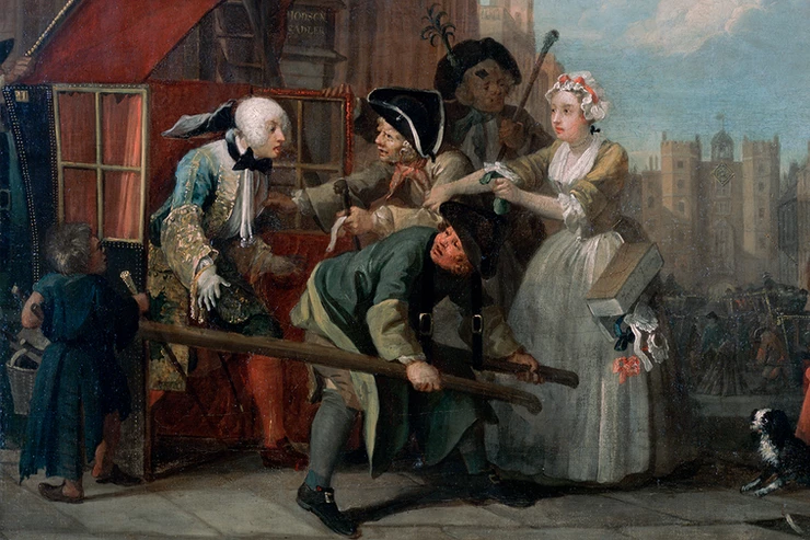 William Hogarth, The Rake's Progress, 1732-34