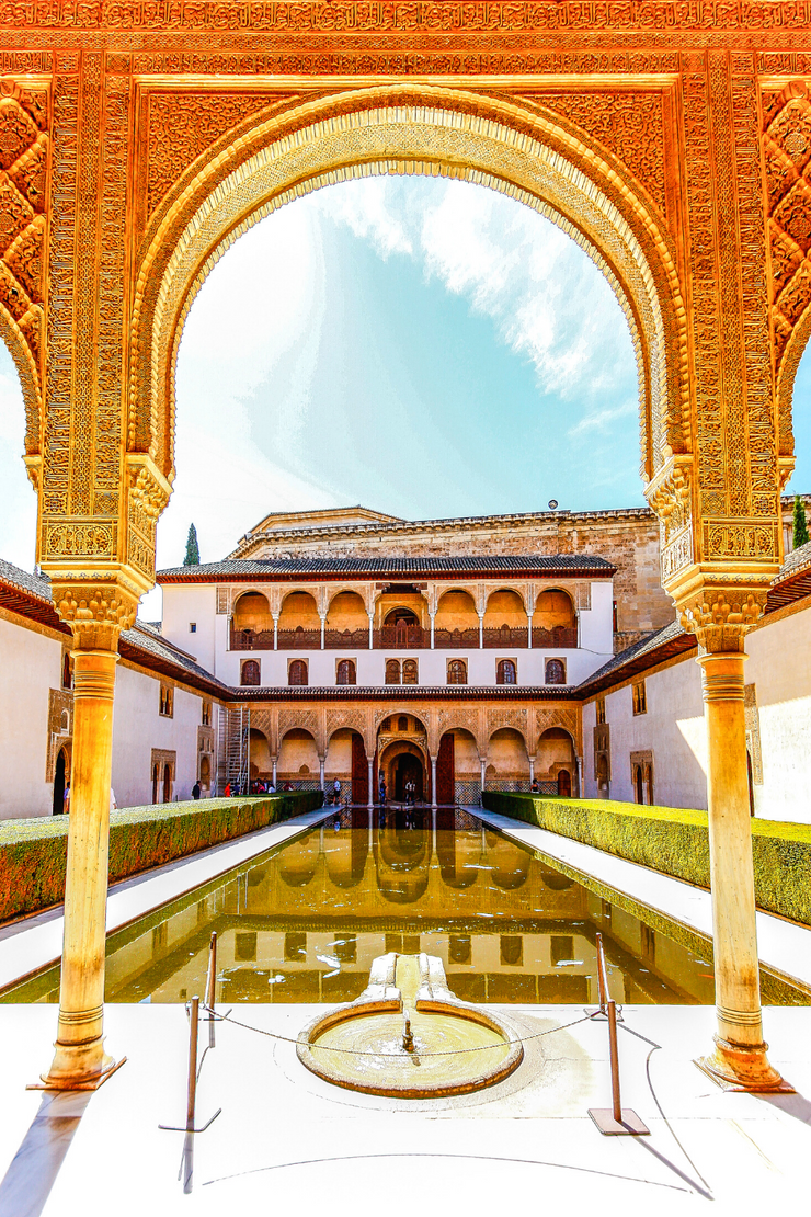 Courtyard of the Myrtles in the Alhambra