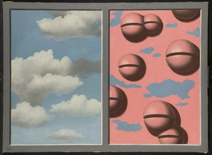 Rene Magritte, Pink Bells, Tattered Skies, 1930