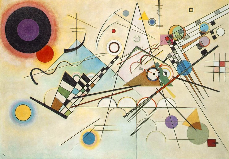 Wassily Kandinsky, Delicate Tension, 1923